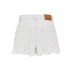 aecia embroidered denim shorts