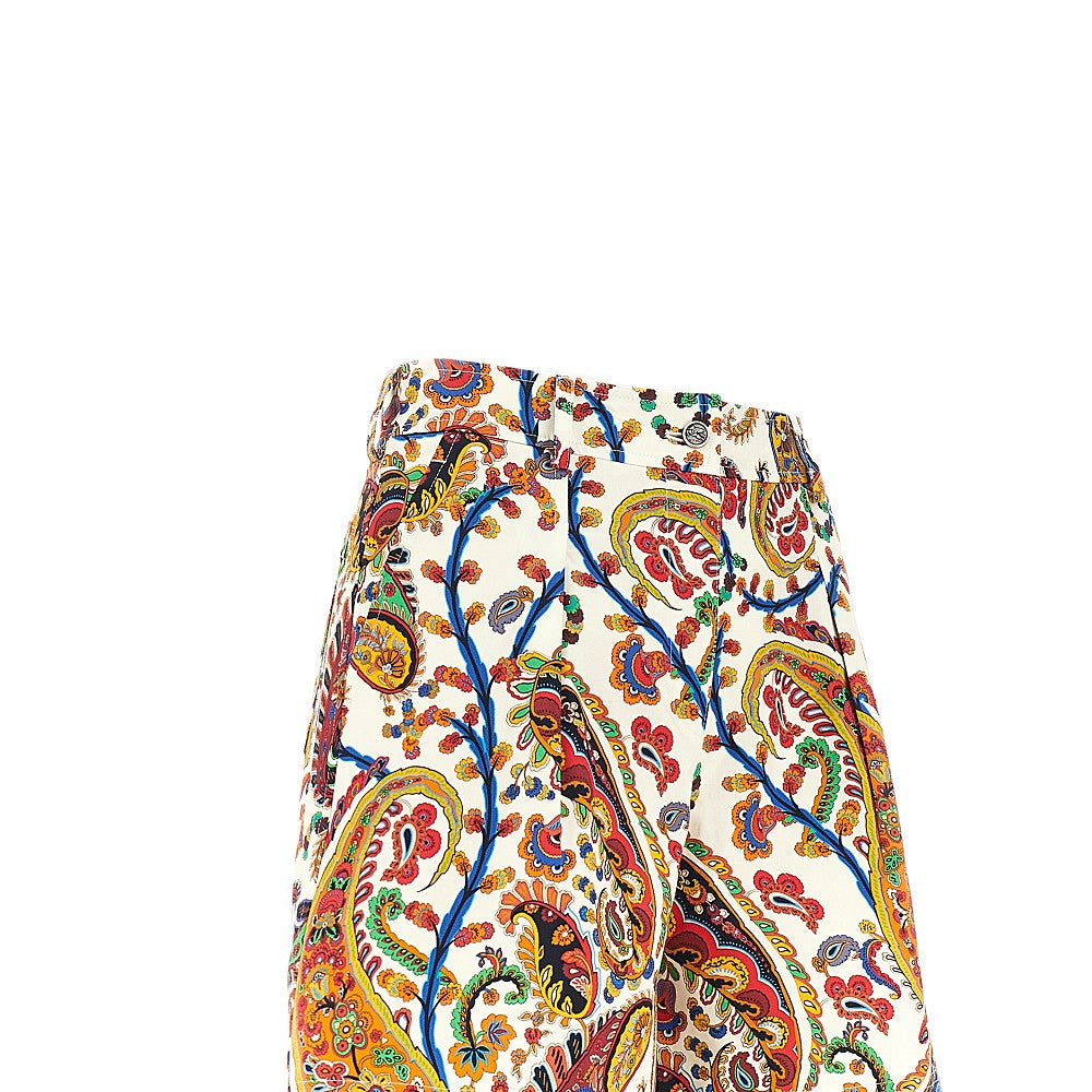 ETRO 40 printed cotton shorts