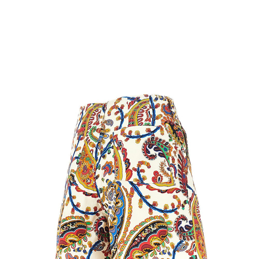 ETRO 40 printed cotton shorts