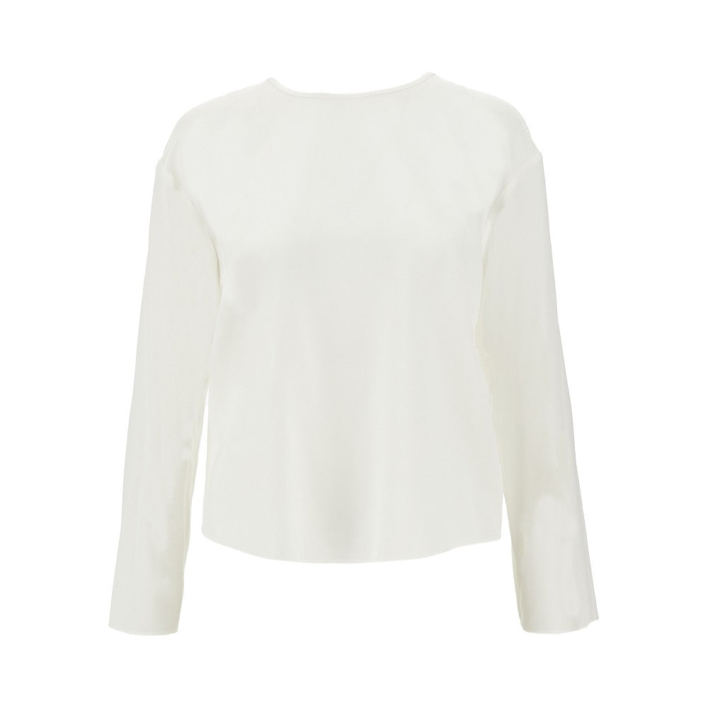 EMPORIO ARMANI 40 silk satin blouse