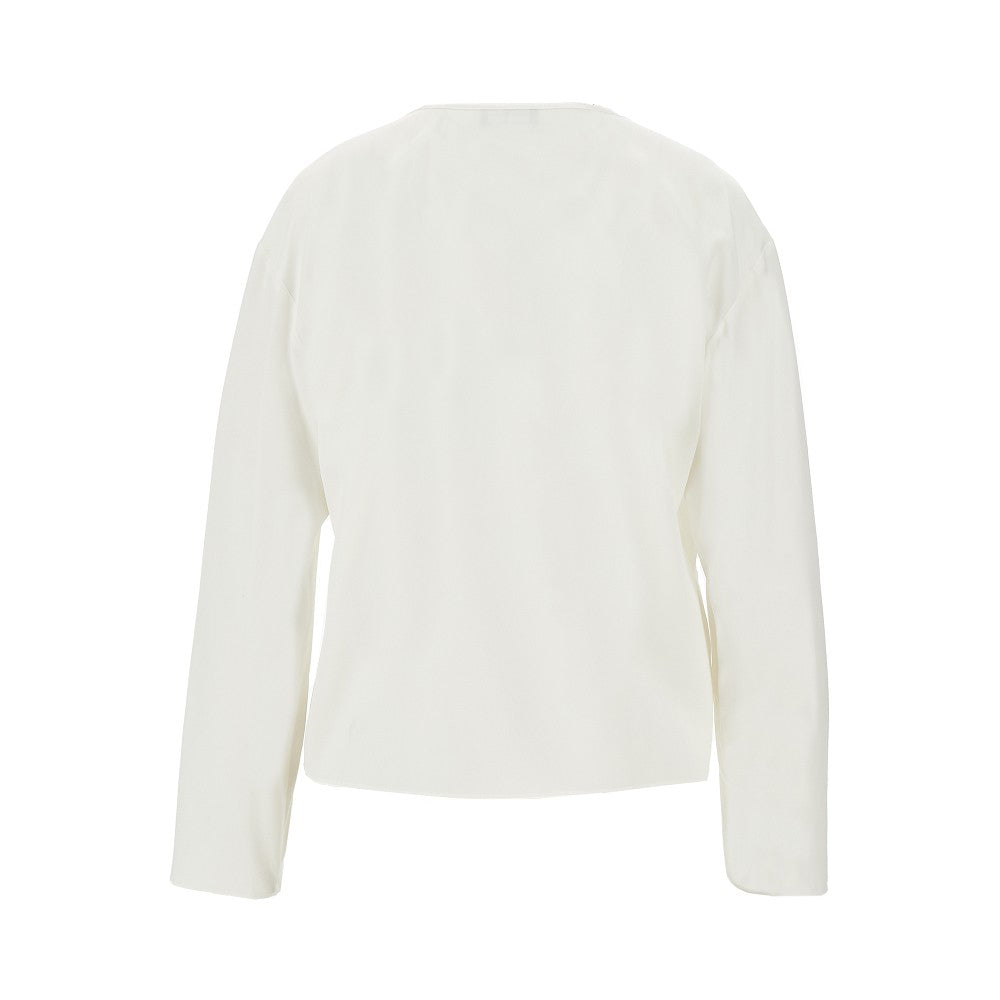 EMPORIO ARMANI 40 silk satin blouse