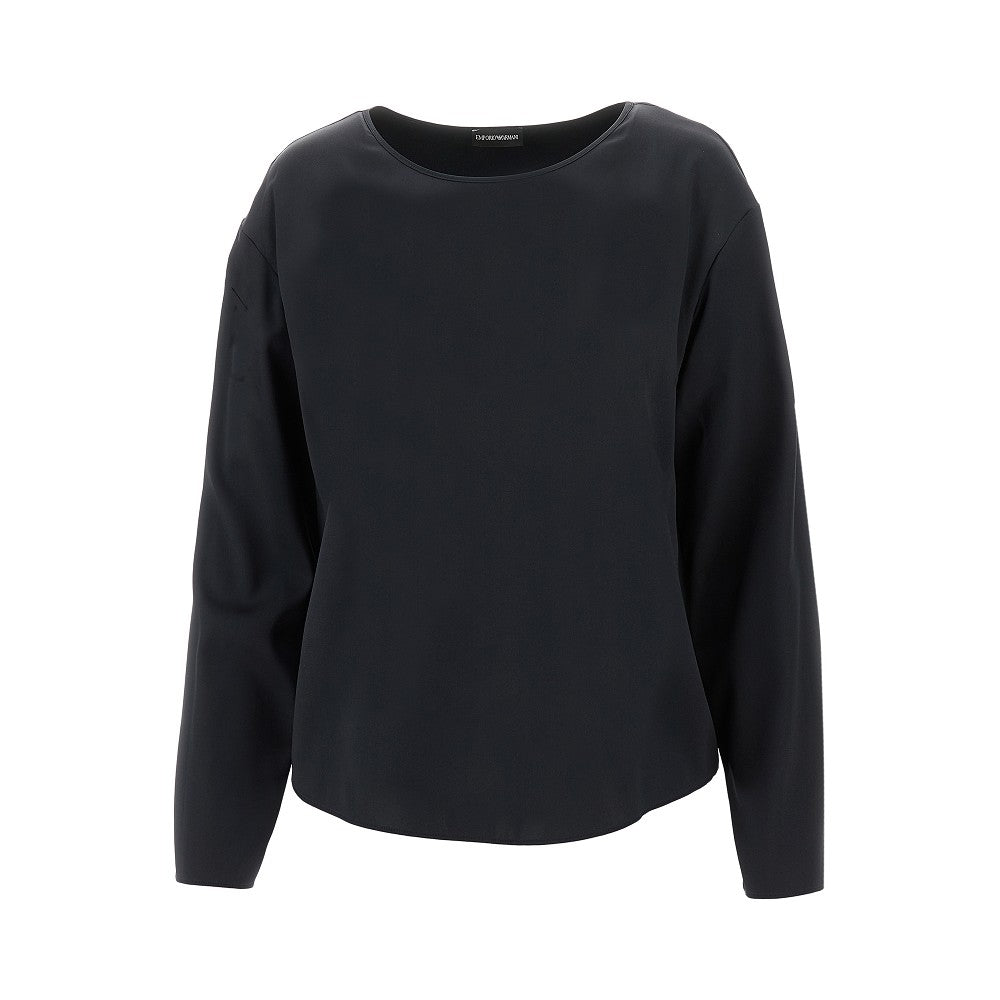 EMPORIO ARMANI 40 silk satin blouse