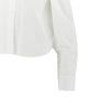 mandarin collar poplin shirt