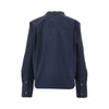 mandarin collar poplin shirt