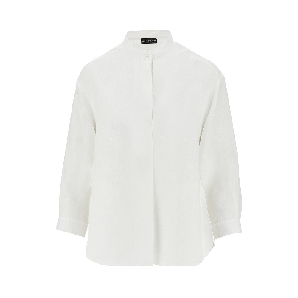 EMPORIO ARMANI 42 linen shirt