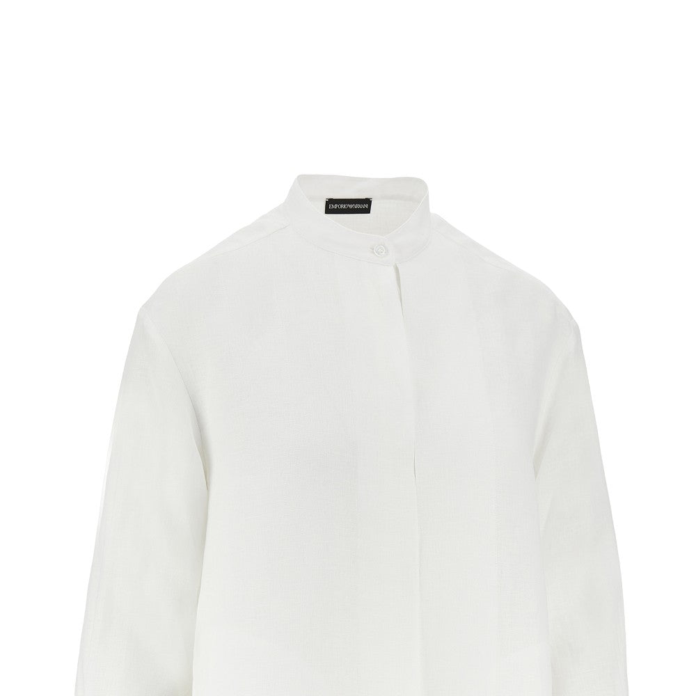 EMPORIO ARMANI 42 linen shirt
