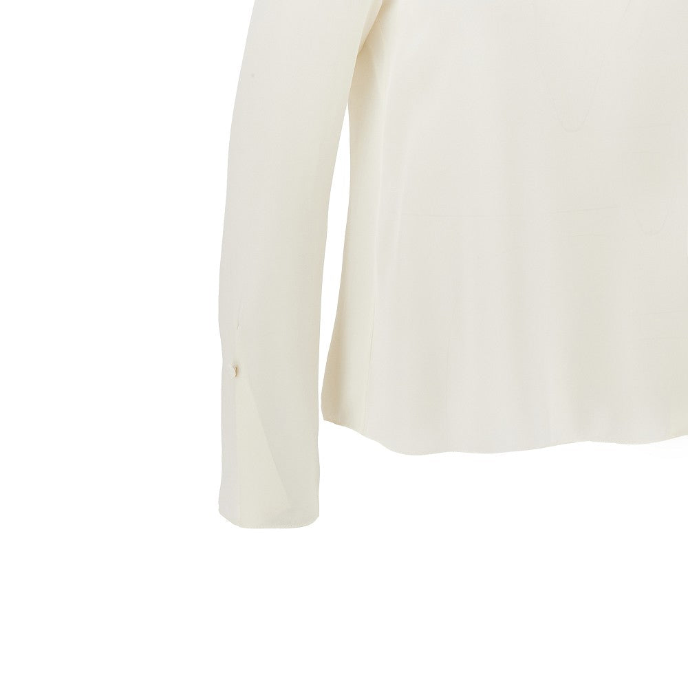 EMPORIO ARMANI 40 icon silk blouse
