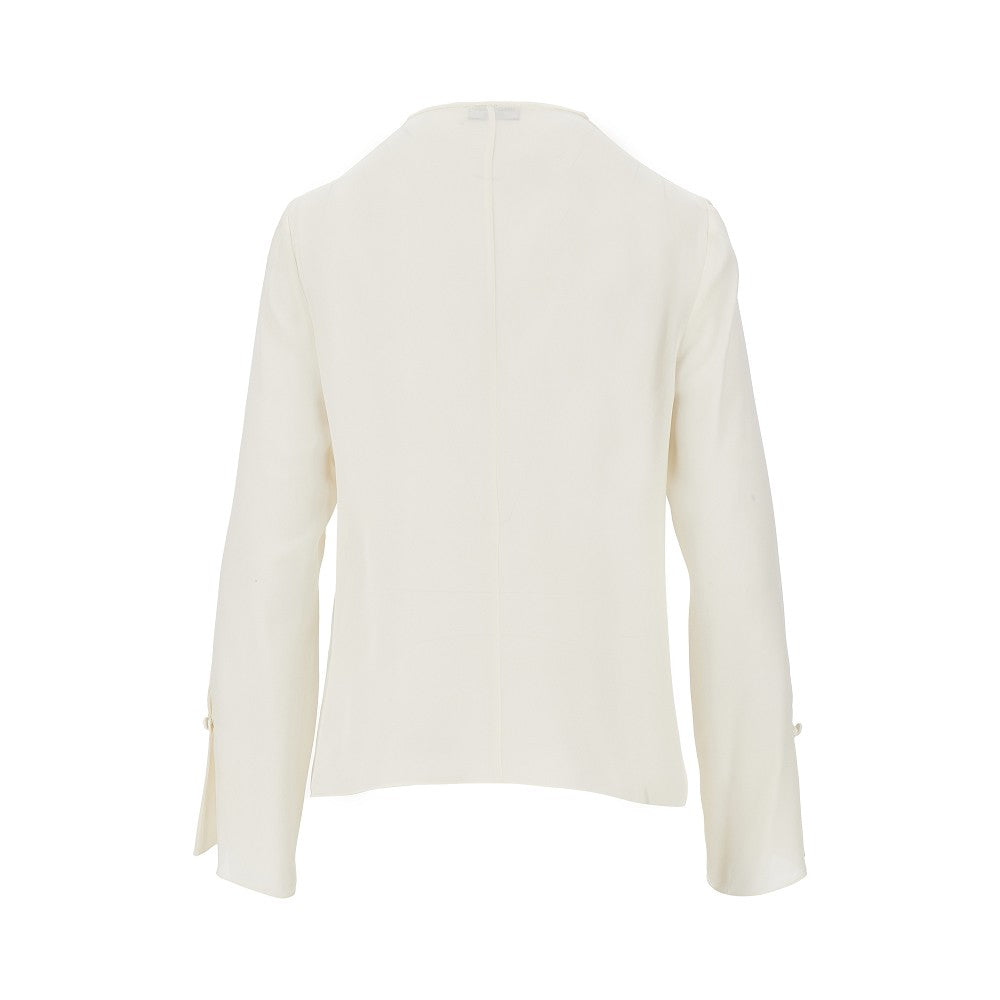 icon silk blouse
