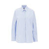 striped poplin shirt