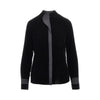 lurex polka-dot velvet shirt