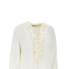 ruffled blouse