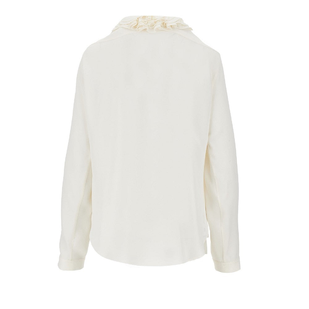 ruffled blouse