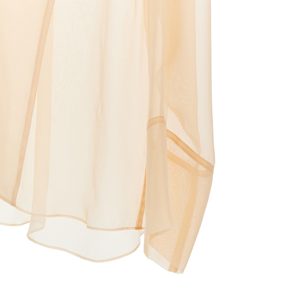 ALBERTA FERRETTI 40 silk chiffon shirt