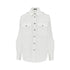 VERSACE 40 poplin shirt with medusa buttons