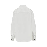 VERSACE 40 poplin shirt with medusa buttons