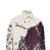 silk shirt with stolen jewels print