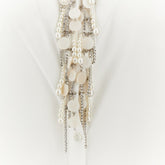 PINKO XS poplin shirt with jewelled v-neck