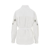 poplin shirt with crystal embroidered details