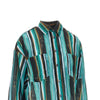 striped print muslin shirt