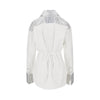 strass-embellished poplin shirt