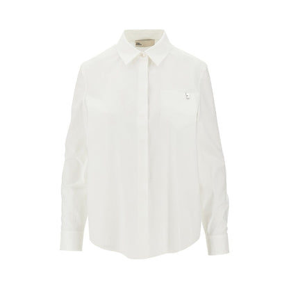 TORY BURCH 4 stretch poplin shirt