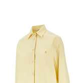THE ATTICO 38 poplin shirt with moulded hem