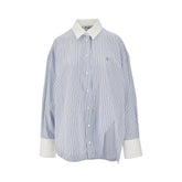 THE ATTICO 40 diana striped shirt