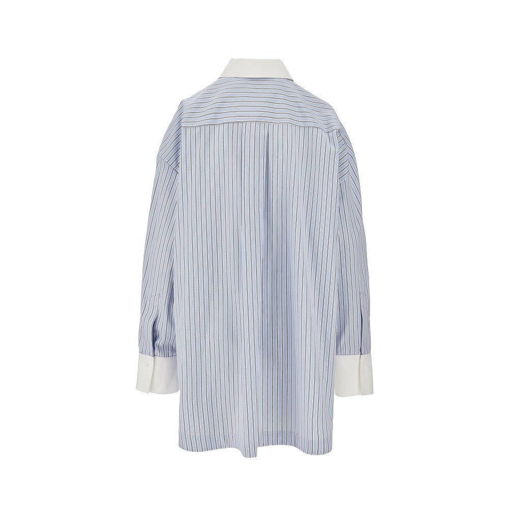 THE ATTICO 40 diana striped shirt