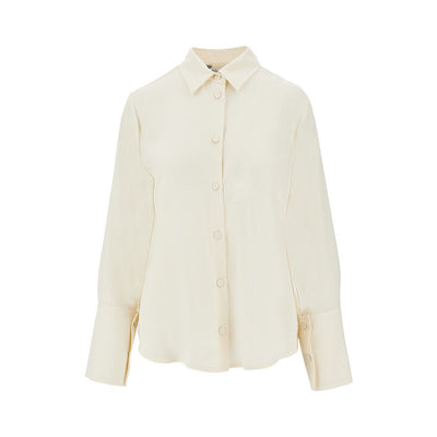 reversed satin shirt