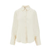 reversed satin shirt