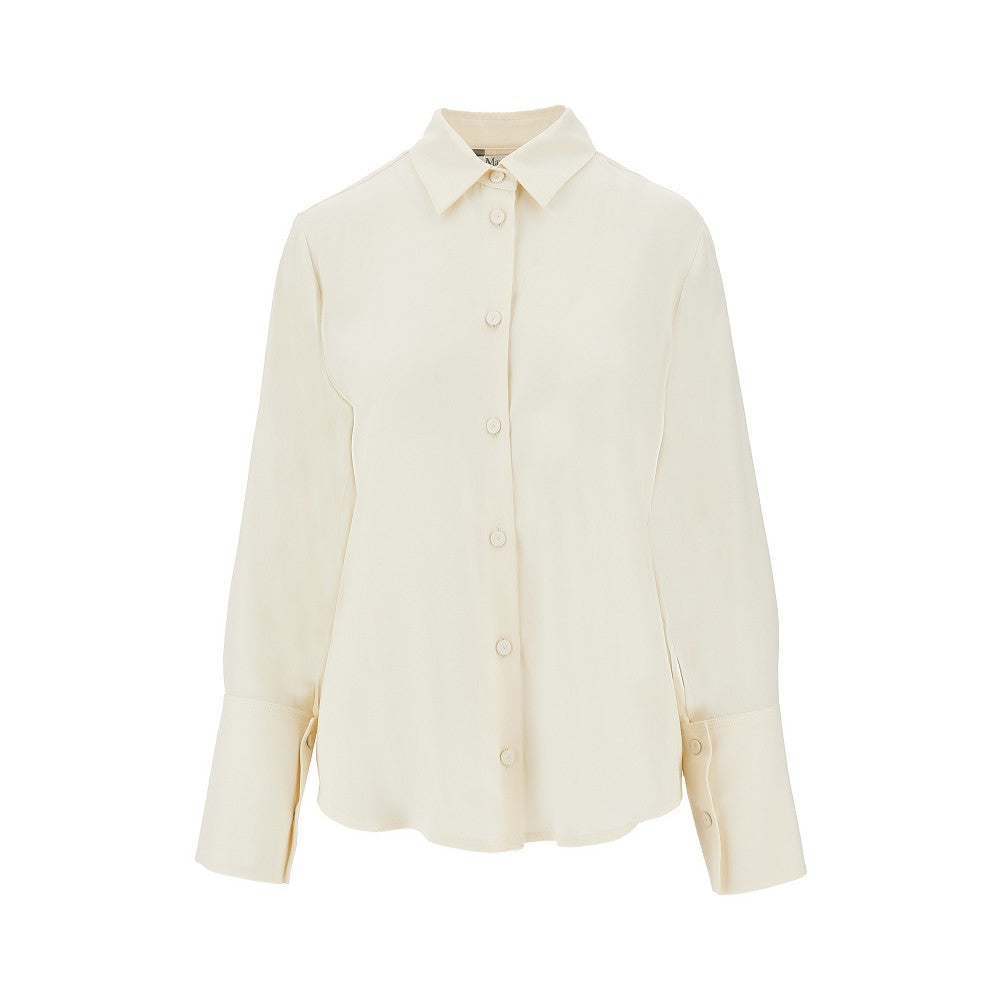 reversed satin shirt