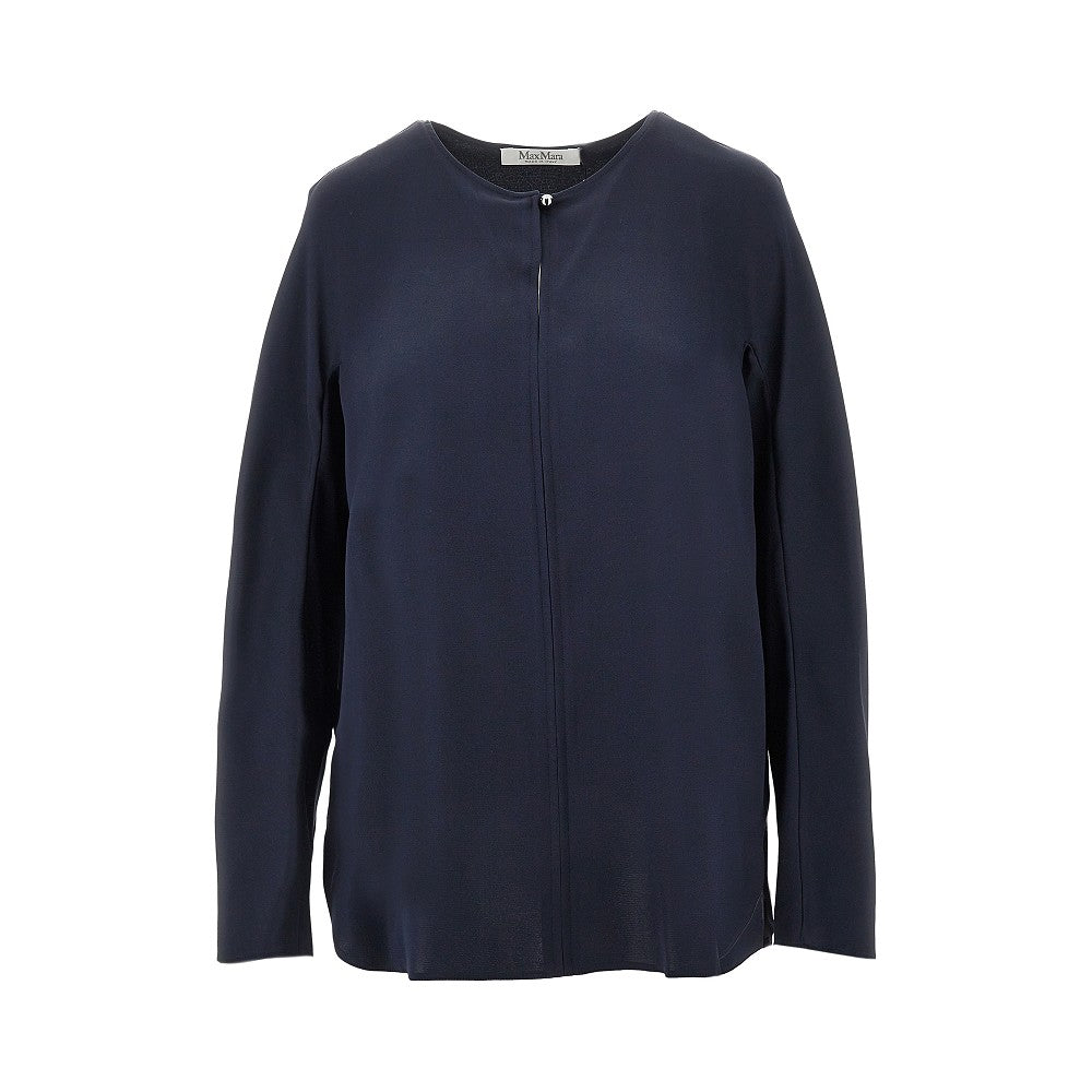 MAX MARA 44 stretch silk blouse