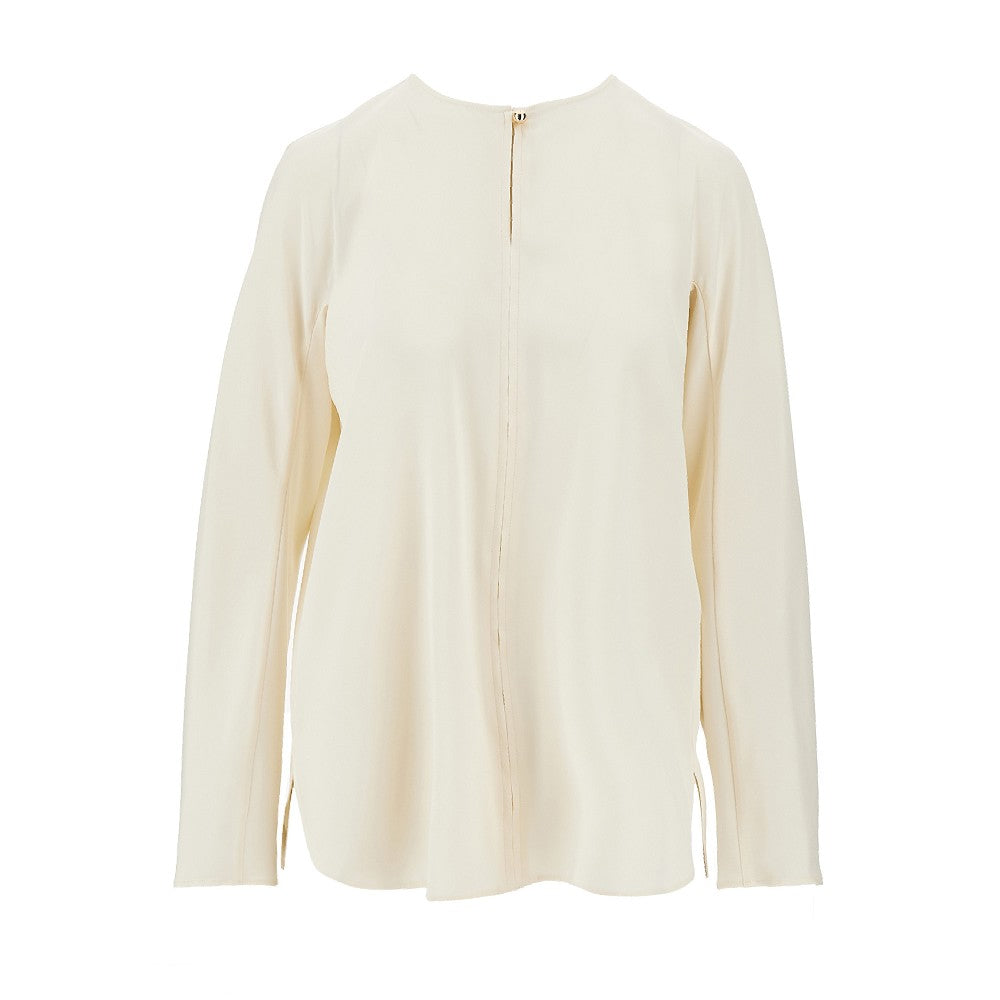 MAX MARA 42 stretch silk blouse