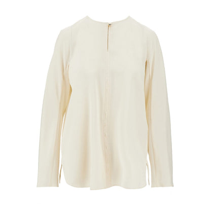 MAX MARA 42 stretch silk blouse