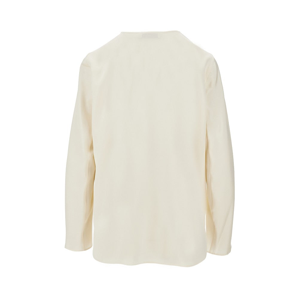 MAX MARA 42 stretch silk blouse