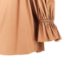 ruffled poplin blouse