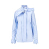 poplin shirt with bow