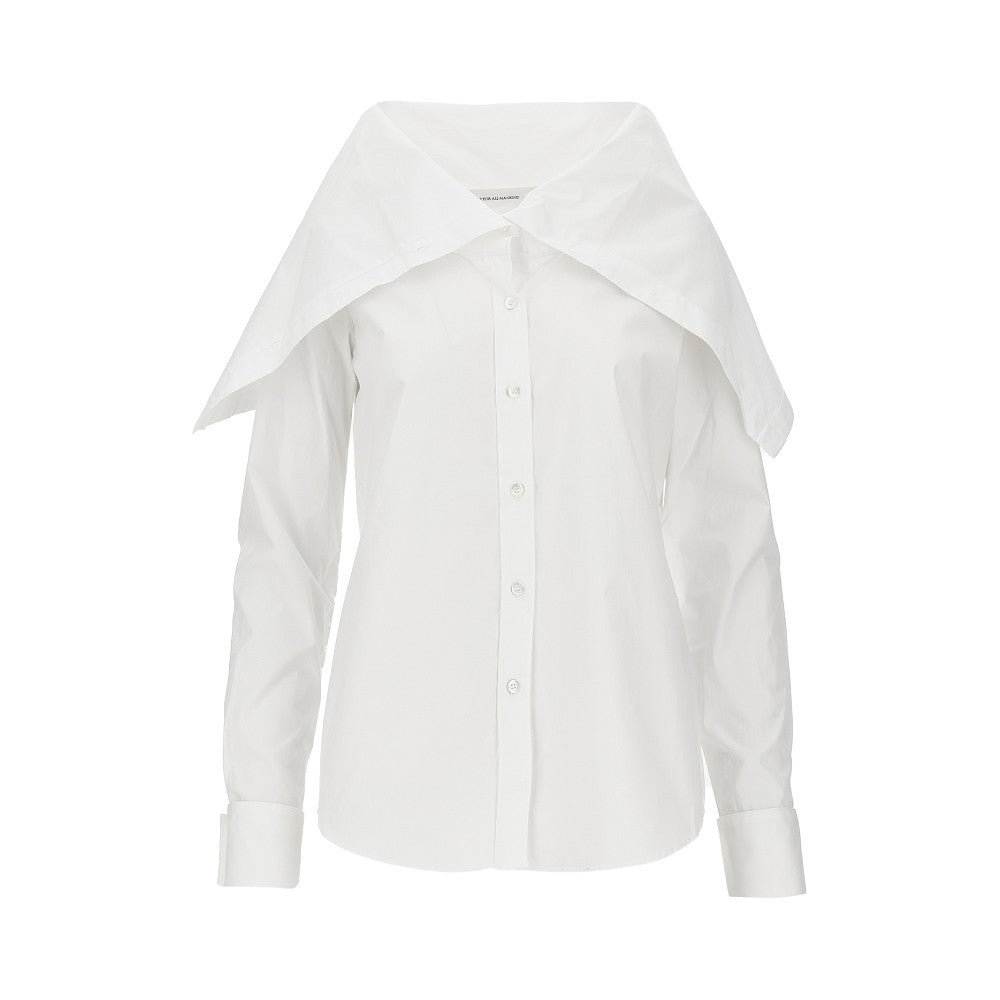 maxi high neck shirt