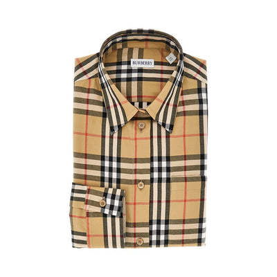 BURBERRY 6 check cotton shirt