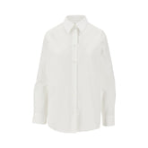 BURBERRY 6 poplin shirt with ekd embroidery