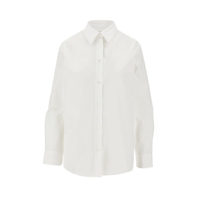 poplin shirt with ekd embroidery