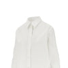 poplin shirt with ekd embroidery