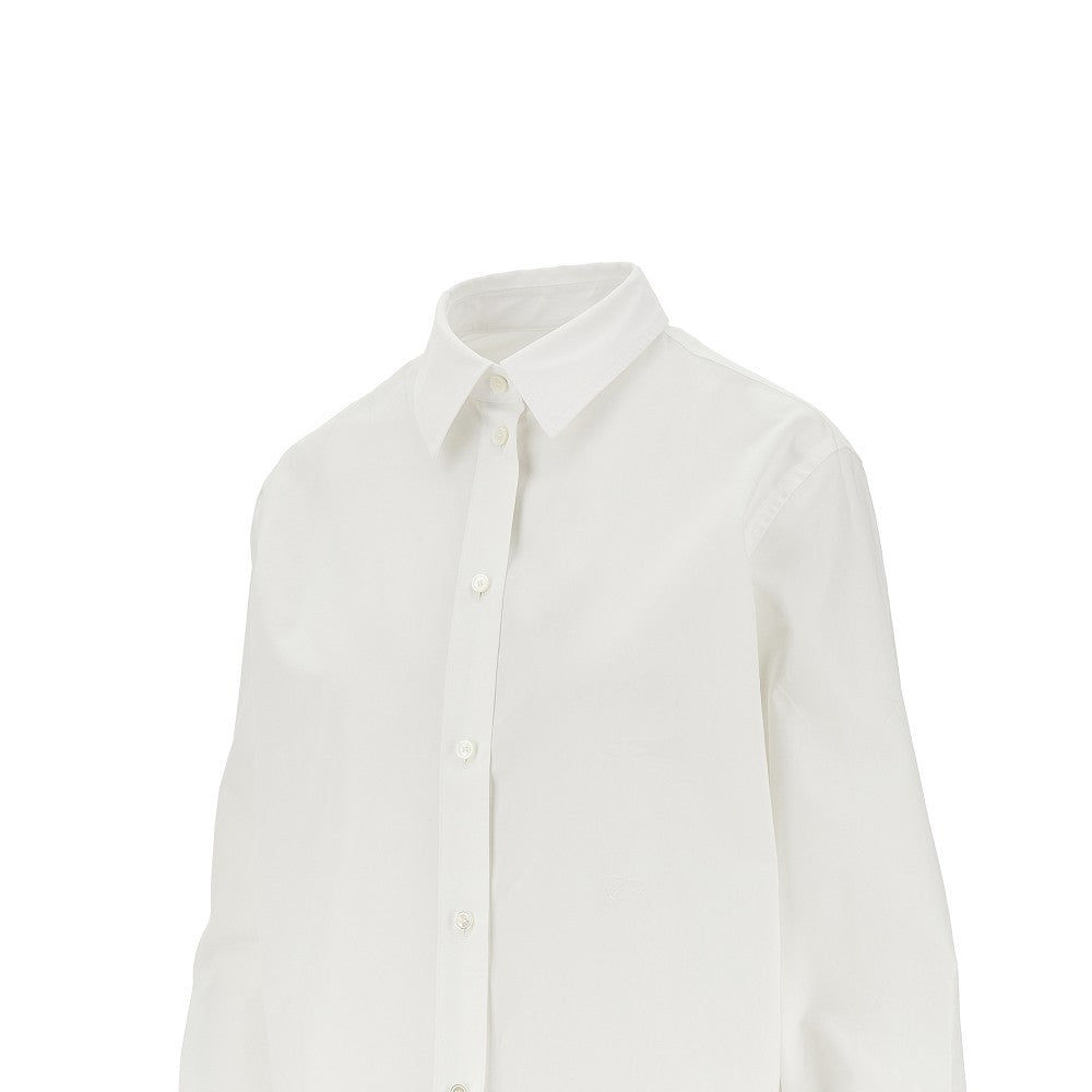 BURBERRY 6 poplin shirt with ekd embroidery