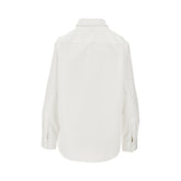 BURBERRY 6 poplin shirt with ekd embroidery