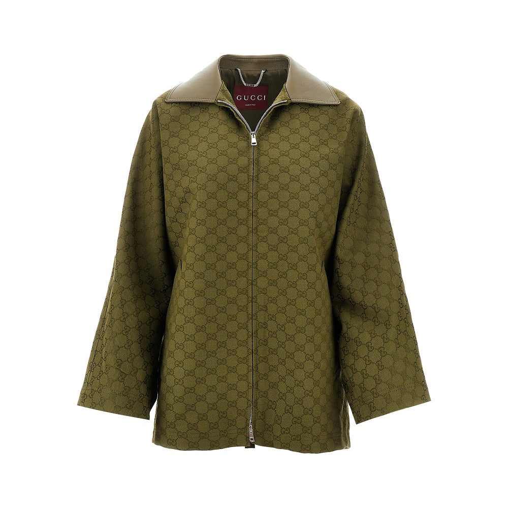 GUCCI 46 gg jacquard canvas blouson jacket
