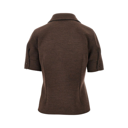 GUCCI 44 wool-blend jersey shirt