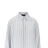 striped jacquard bayadère silk shirt