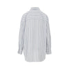 striped jacquard bayadère silk shirt