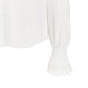 poplin shirt with tulle trimmings