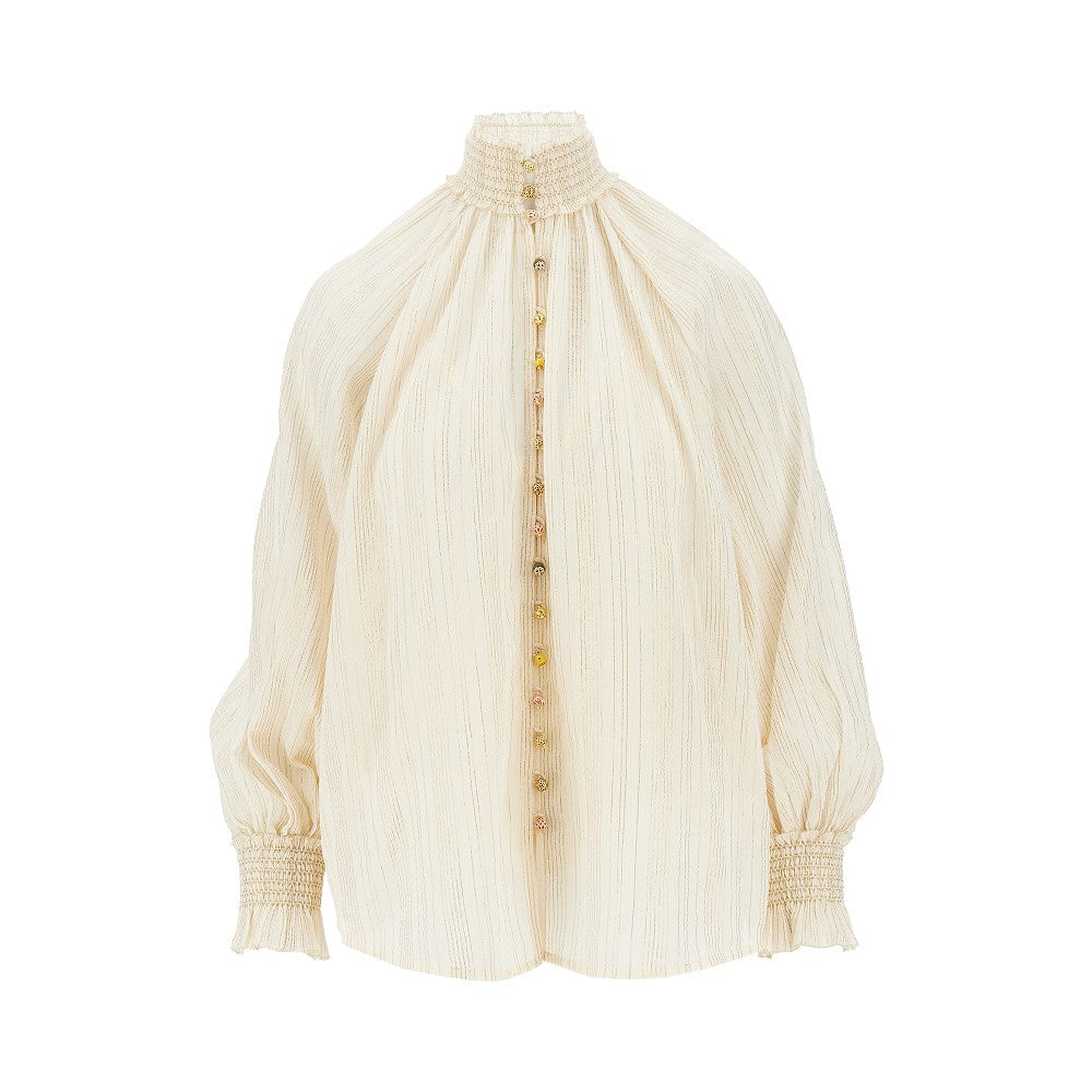 ZIMMERMANN II aster cotton and silk blouse